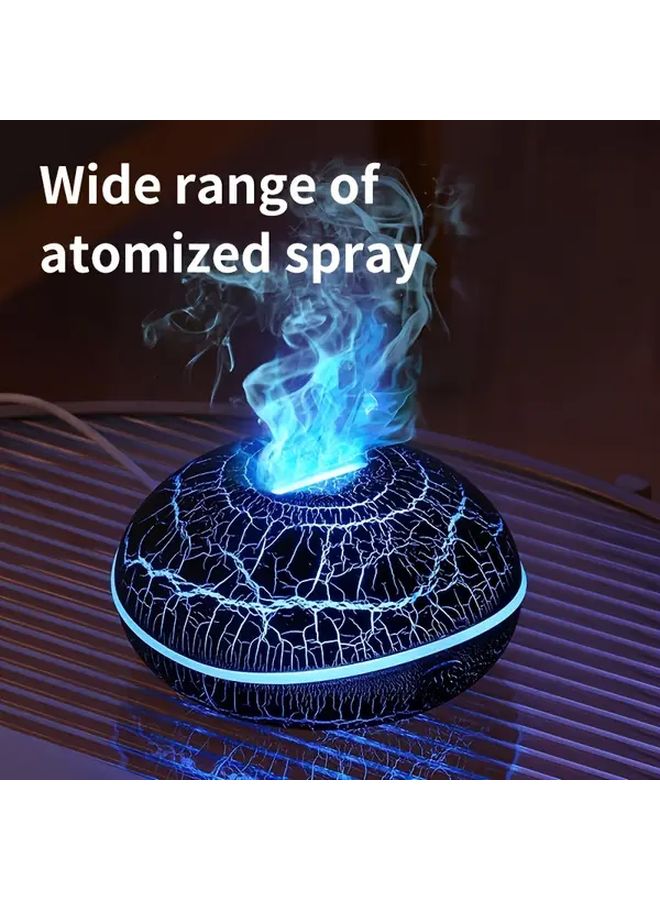 Flame Effect Humidifier USB Ultrasonic Lava Lamp With Realistic Flow For Home Office Decor - Image 2